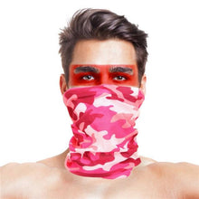 将图片加载到图库查看器，3D Scarf Uniesx Men Women Bandanas Polyester Breathable Windproof Anti UV Neck Cover Camping Hiking Climbing Face Mask Headband Windproof Head Scarves Neck Warmer Cycling Camping Hiking Men Women Fashion Magic Scarves Turban Outdoor Headband Bandanas
