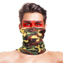 将图片加载到图库查看器，3D Scarf Uniesx Men Women Bandanas Polyester Breathable Windproof Anti UV Neck Cover Camping Hiking Climbing Face Mask Headband Windproof Head Scarves Neck Warmer Cycling Camping Hiking Men Women Fashion Magic Scarves Turban Outdoor Headband Bandanas
