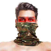 将图片加载到图库查看器，3D Scarf Uniesx Men Women Bandanas Polyester Breathable Windproof Anti UV Neck Cover Camping Hiking Climbing Face Mask Headband Windproof Head Scarves Neck Warmer Cycling Camping Hiking Men Women Fashion Magic Scarves Turban Outdoor Headband Bandanas
