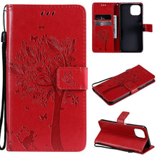 Load image into Gallery viewer, 3D Tree Flip Leather Case For iPhone 13 12 Mini Phone Cover PU Leather Wallet Case with Card Holder Kickstand Wrist Strap Flip Cover for iPhone
