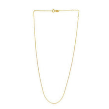 将图片加载到图库查看器，Adjustable Cable Chain in 14k Yellow Gold (0.97 mm)
