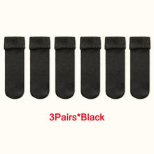 Load image into Gallery viewer, 3Pairs Female Winter Warm Thicken Thermal Soft Casual Solid Color Socks Wool Cashmere Home Snow Boots Velvet Home Floor Sock For Women

