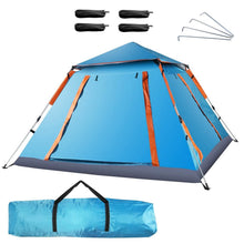 Load image into Gallery viewer, 4-5 Person Camping Tent Outdoor Foldable Waterproof Tent
