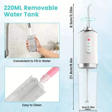 Load image into Gallery viewer, 4-in-1 Cordless Water Flossers Oral Irrigator With DIY Mode 4 Jet Tips
