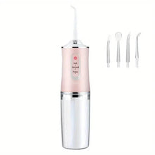 Load image into Gallery viewer, 4-in-1 Cordless Water Flossers Oral Irrigator With DIY Mode 4 Jet Tips
