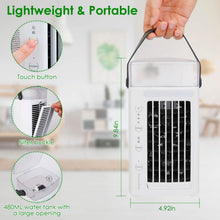 Load image into Gallery viewer, 4-in-1 Evaporative Air Cooler Water Mist Cooling Fan
