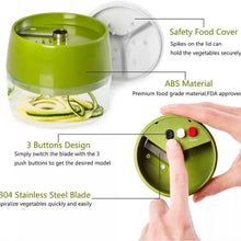将图片加载到图库查看器，4-in-1 Fruit Vegetable Slicer Adjustable Spiral Grater
