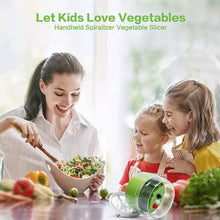 将图片加载到图库查看器，4-in-1 Fruit Vegetable Slicer Adjustable Spiral Grater
