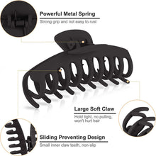 将图片加载到图库查看器，4-Pack: Big Hair Claw Clips
