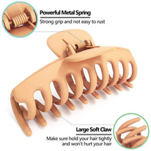 将图片加载到图库查看器，4-Pack: Big Hair Claw Clips
