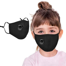 Load image into Gallery viewer, 4-Pack: Children's Seamless Reusable Washable Face Mask Bandanas with Breathing Valve
