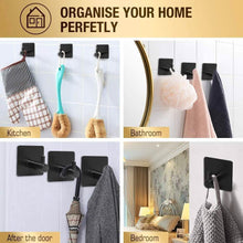 Load image into Gallery viewer, 4-Pack: Heavy Duty Durable 304 Stainless Steel Wall Hangers
