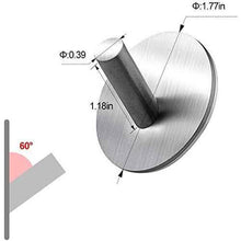 Load image into Gallery viewer, 4-Pack: Heavy Duty Durable 304 Stainless Steel Wall Hangers
