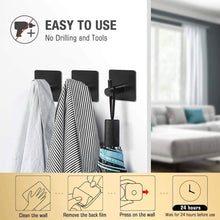 Load image into Gallery viewer, 4-Pack: Heavy Duty Durable 304 Stainless Steel Wall Hangers
