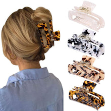将图片加载到图库查看器，4-Pack: MagicSky Hair Claw Clips
