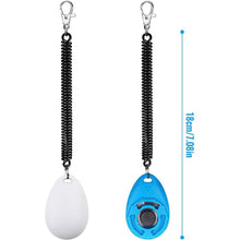 Load image into Gallery viewer, 4-Pack: OYEFLY Dog Training Clicker with Wrist Strap
