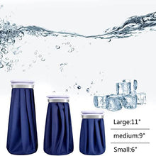Load image into Gallery viewer, 4-Pack: Reusable Ice Pack Hot Water Bag
