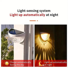 Load image into Gallery viewer, 4-Pack: Solar Fence Lights Solar Deck Lights

