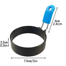 将图片加载到图库查看器，4-Pack: Stainless Steel Egg Non-Stick Omelet Ring
