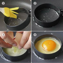 将图片加载到图库查看器，4-Pack: Stainless Steel Egg Non-Stick Omelet Ring
