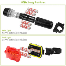 将图片加载到图库查看器，4-Pack: Universal Front Rear Bike Light Set
