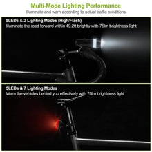 将图片加载到图库查看器，4-Pack: Universal Front Rear Bike Light Set

