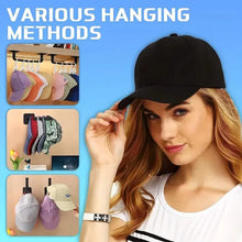 将图片加载到图库查看器，4-Pack: Wall Hat Rack, L-Shaped Storage Rack with Strong Adhesive
