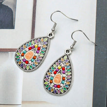 将图片加载到图库查看器，4-Pair: Bohemian Vintage Dangle Earrings
