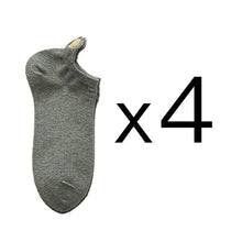 将图片加载到图库查看器，4 Pairs Fashion Socks New Spring Cotton Non-Slip No-Show Boat Socks Novelty Girls Cute Heart Embroidery Casual Funny Ankle Socks Pack For Women
