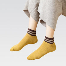 将图片加载到图库查看器，4 Pairs Fashion Socks New Spring Cotton Non-Slip No-Show Boat Socks Novelty Girls Cute Heart Embroidery Casual Funny Ankle Socks Pack For Women
