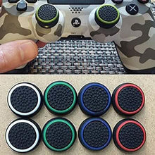 将图片加载到图库查看器，4-Pairs: Silicone Cap Joystick Thumb Grip Protect Cover for PS3 PS4 Xbox 360 Xbox One Wii U Game Controllers
