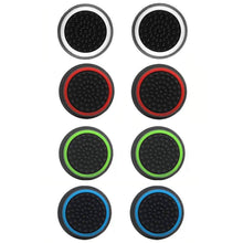 将图片加载到图库查看器，4-Pairs: Silicone Cap Joystick Thumb Grip Protect Cover for PS3 PS4 Xbox 360 Xbox One Wii U Game Controllers
