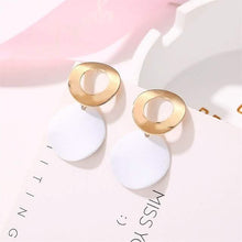 Load image into Gallery viewer, 4-Pairs: Women's Holiday Chrome Geometric Ball Earrings
