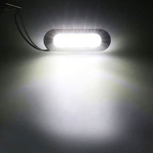 将图片加载到图库查看器，4-Piece: 12V-24V 4 LED Side Marker Indicator Lights
