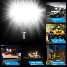 Load image into Gallery viewer, 4-Piece: 4” 18W Dual Row LED Spot Light Pod
