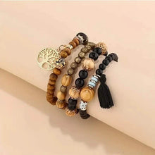 Load image into Gallery viewer, 4-Piece Set: Creative Bohemian Bracelet, Layered Beaded Stretchable Bracelet
