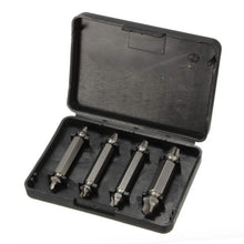 Load image into Gallery viewer, 4-Piece Set: DrillPro Double-Sided Damaged Screw Extractors
