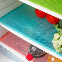 Load image into Gallery viewer, 4-Piece Set: High-Quality Refrigerator Liners - Customizable Cabinet Mats
