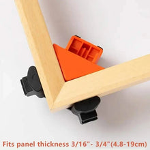 Load image into Gallery viewer, 4-Piece Set: Precision 90 Degree Angle Clamps for Woodworking
