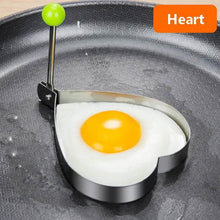 将图片加载到图库查看器，4-Piece Set: Stainless Steel Creative Egg Ring Molds
