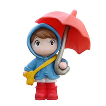 Load image into Gallery viewer, 4-Piece Set: Umbrella Girl Figure Statue
