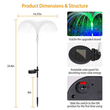 Load image into Gallery viewer, 4-Piece: Solar Powered Jellyfish Lights
