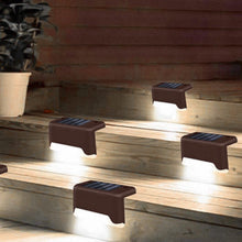 Load image into Gallery viewer, 4-Piece: Solar Powered LED Step Lights
