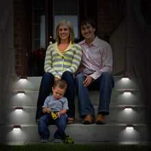 Load image into Gallery viewer, 4-Piece: Solar Powered LED Step Lights
