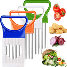 将图片加载到图库查看器，4-Pieces: All-In-One Onion Holder Slicer Set
