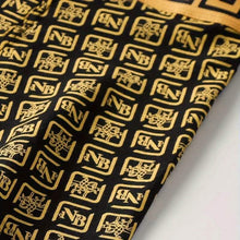 Load image into Gallery viewer, 4-Pieces: Men's Luxury Black Golden Print Mid-Waist Boxer Brief
