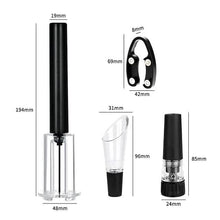 将图片加载到图库查看器，4-Pieces Set: Air Pump Wine Bottle Opener
