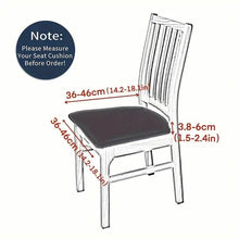 将图片加载到图库查看器，4-Pieces: Solid Color Brushed High Elastic Chair Cover

