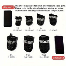 将图片加载到图库查看器，4-Pieces: Water-Resistant Dog Bootie Shoes

