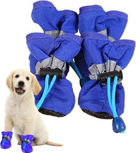 将图片加载到图库查看器，4-Pieces: Water-Resistant Dog Bootie Shoes
